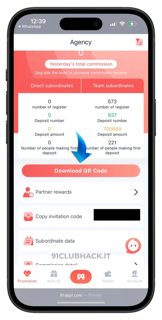 91-club-promotional-page